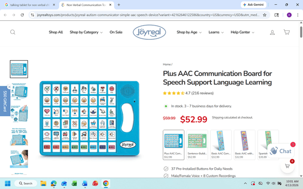 Image for Talking Tablet