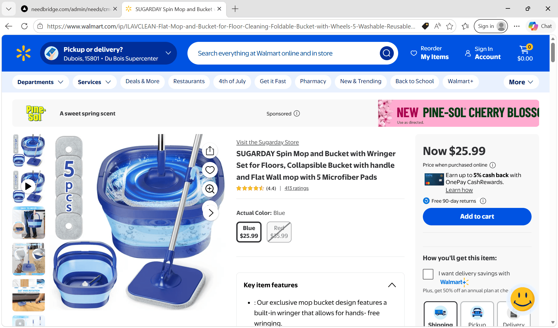 Image for Spin mop system