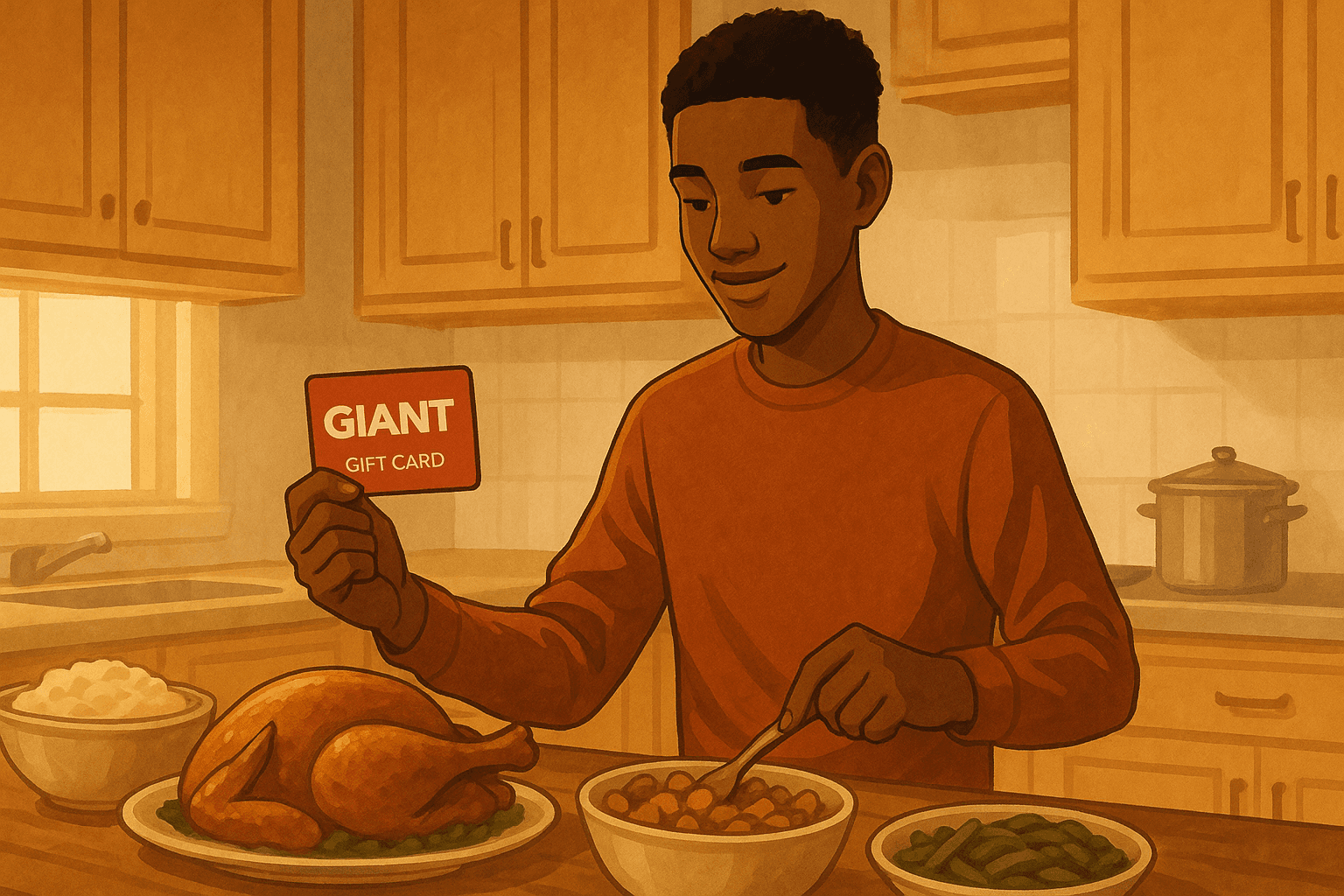 Image for Project Turkey - Thanksgiving $50 Giant Gift Cards for Foster Youth